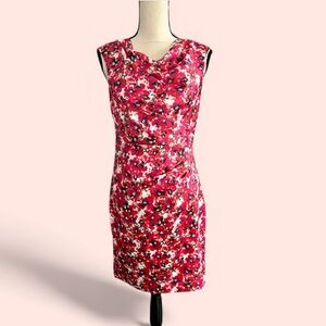 Ann Taylor Drape Neck Sheath Dress